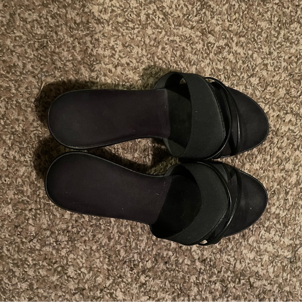 Elegant Black Women's Slide Sandals